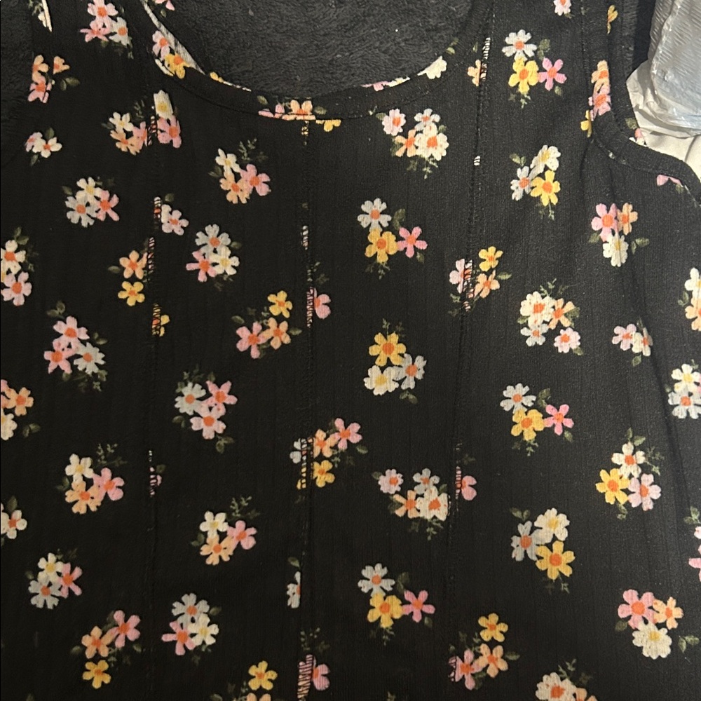 Target Black Floral Kids Blouse